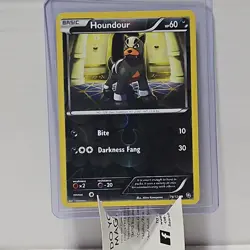 Pokemon Houndour Dragons Exalted Reverse Holo Common Basic 74/124 60HP English - Image 1