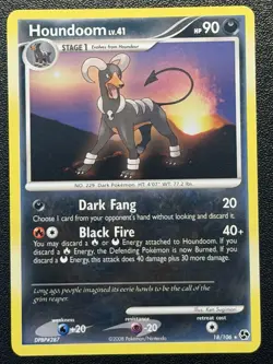 Houndoom 18/106 Great Encounters Rare Pokemon Card - Image 1