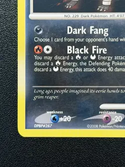 Houndoom 18/106 Great Encounters Rare Pokemon Card - Image 5