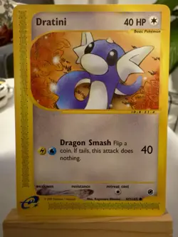 Dratini 107/165 - Expedition - Regular Non Holo - Vintage Pokemon TCG - NM - Image 1