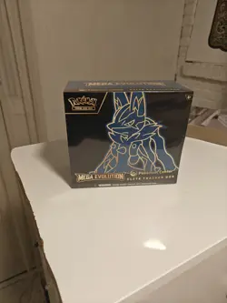 SEALED Pokemon Center Mega Evolution Lucario Elite Trainer Box - Image 1