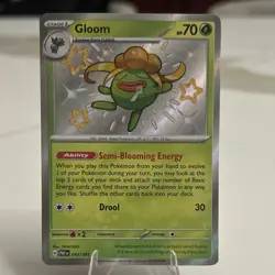 Pokemon TCG Gloom SV: Paldean Fates Shiny Rare Holo Stage 1 70 HP 093/091 Eng - Image 1