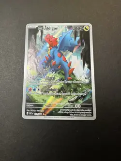 Druddigon 151/086 Illustration Rare - Pokemon White Flare -NM - Image 1
