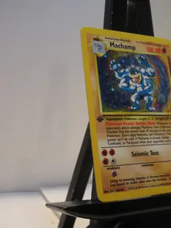 Pokemon TCG Machamp Base Set 8/102 1st Edition Holo Rare 100 HP 1999 Wizards - Image 2