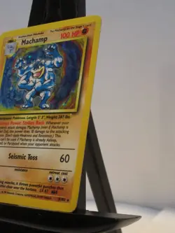 Pokemon TCG Machamp Base Set 8/102 1st Edition Holo Rare 100 HP 1999 Wizards - Image 3