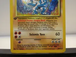 Pokemon TCG Machamp Base Set 8/102 1st Edition Holo Rare 100 HP 1999 Wizards - Image 5