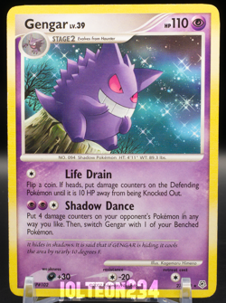 Pokemon TCG - Gengar 27/130 Diamond and Pearl Rare (Regular) - Image 1