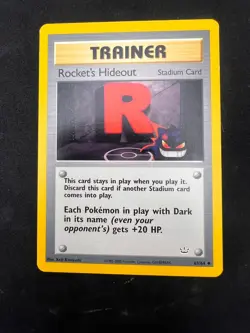 Rocket's Hideout - 63/64 Neo Revelation - Pokemon TCG - 2001 NM - Image 1