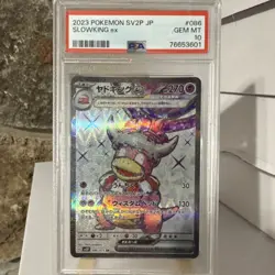 Pokemon TCG Slowking ex 086/071 Sv2p Snow Hazard PSA 10 Full Art Super Rare Holo - Image 1