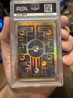 PSA 7 NM Pokemon Ancient Mew Pokemon 2000 Movie Promo ~ 4 Swirls!! - Image 2