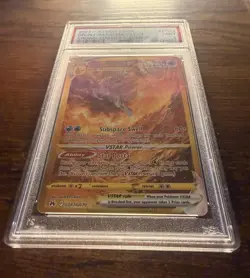 Pokemon 2023 Origin Forme Palkia VSTAR Crown Zenith GG67 Secret Holo PSA 9 - Image 3