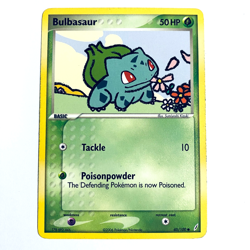 Vintage Pokemon TCG Bulbasaur EX Crystal Guardians 45/100 Regular Common MP/HP - Image 1