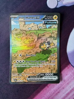Pokemon - Iron Hands ex 248/182 - Paradox Rift - Special Illustration Rare - NM - Image 1