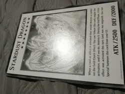 Konami YuGiOh Duel Overload Box Promo Jumbo Oversized Card STARDUST DRAGON NM - Image 2