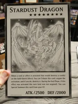 Konami YuGiOh Duel Overload Box Promo Jumbo Oversized Card STARDUST DRAGON NM - Image 4