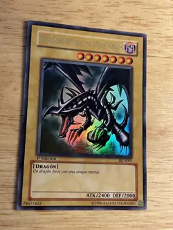 Spanish Red-Eyes Black Dragon BIJ-S001 1st Edition Dragon Negro De Ojos Rojos - Image 2