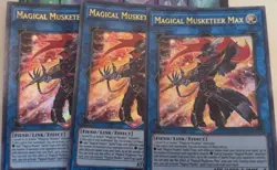 Yugioh 3x Magical Musketeer Max Ultra BLHR-EN052 Battles of Legend 1st Ed NM - Image 1