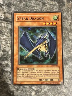YuGiOh! Spear Dragon #LOD-035 Unlimited Edition Super Rare - Image 1