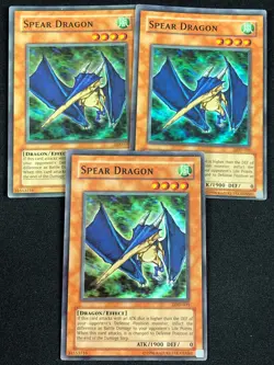 YUGIOH SPEAR DRAGON LOD-035 SUPER X3 (MP) - Image 1
