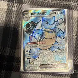 Pokemon TCG Blastoise EX Holo Ultra Rare Card Scarlet VIOLET-151, 184/165 - Image 1