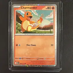 Charmander ASC 020/217 Cosmos Holo Promo SWIRL Ascended Heroes Pokemon Card - Image 3
