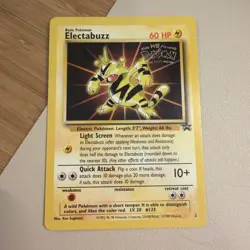 Electabuzz Black Star Promo 2 WB Movie Promo Pokemon Card- LP - Image 1