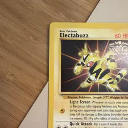Electabuzz Black Star Promo 2 WB Movie Promo Pokemon Card- LP - Image 5