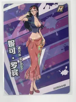 One Piece CCG Nico Robin Rare Foil Card OPF106-R-07 - Image 1
