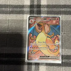 Charizard EX Holo Rare Pokemon TCG Card 183/165 Scarlet & Violet 151 - Image 5