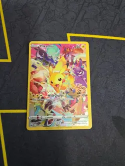 Pokemon TCG Crown Zenith Pikachu Holo Card 160/159 2023 Secret Rare - Image 1