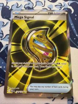 Mega Signal 171/132 Double Rare Holo Mega Evolutions Pokemon Card NM - Image 1