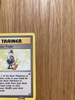 Pokemon TCG Pokemon Trader 1999 Base Set 77/102 Trainer Card - Image 3