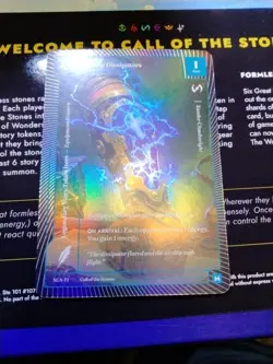 Wonders Of The First Call Stones Mythic Foil High Capacity Dissipators Card... - Image 1