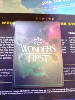 Wonders Of The First Call Stones Mythic Foil High Capacity Dissipators Card... - Image 2