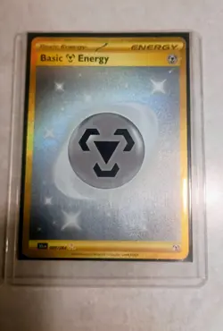 Pokemon Basic Metal Energy Secret Hyper Rare Gold Holo Card 099/064 NM 2 Cards - Image 2