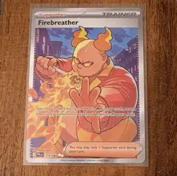 Firebreather 119/94 Full Art- Pokemon Phantasmal Flames Card - NM - Image 1