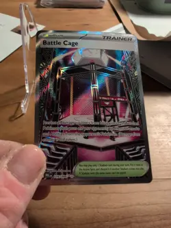 Battle Cage Full Art 116/094 From Phantasmal Flames. Near Mint-Mint Card. - Image 1