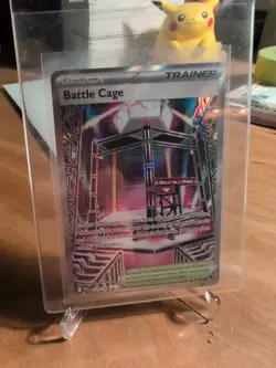 Battle Cage Full Art 116/094 From Phantasmal Flames. Near Mint-Mint Card. - Image 4