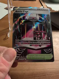 Battle Cage Full Art 116/094 From Phantasmal Flames. Near Mint-Mint Card. - Image 5