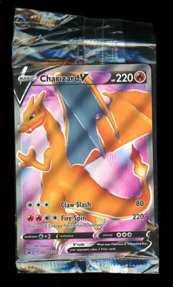 Charizard V Promo SWSH: Sword & Shield Promo Cards SWSH050 NM Sealed - Image 1