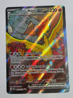 Team Rocket's Moltres ex - (Destined Rivals Stamp) 208/182 Miscellaneous Cards & - Image 2