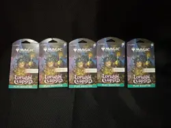 Magic The Gathering Lorwyn Eclipsed Sleeved Play Boosters Lot Of 5 ** NEW ** - Image 1