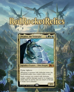 Arcades, the Strategist WALL Defender Custom Commander Deck EDH MTG Magic - Image 1