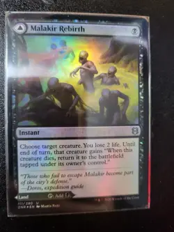 Magic the Gathering Foil Malakir Rebirth - Image 1