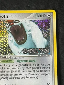 Pokemon TCG 2005 Vigoroth EX Deoxys 50/107 Holo STAMPED Lightly Played LP+ - Image 5