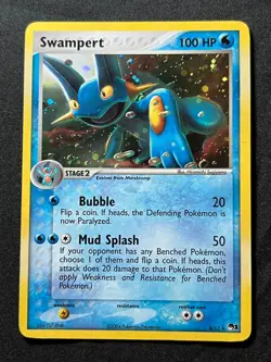 Pokemon TCG 2004 Swampert 5/17 POP Promo 1 Rare Holo Moderately Played MP - Image 3