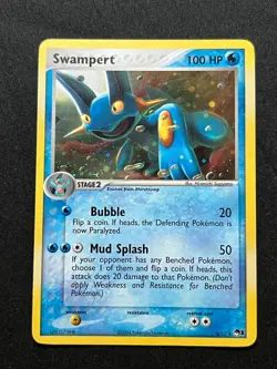 Pokemon TCG 2004 Swampert 5/17 POP Promo 1 Rare Holo Moderately Played MP - Image 4
