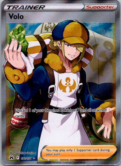 Volo - 151/159 - Pokemon Crown Zenith Sword & Shield Full Art Card NM - Image 1