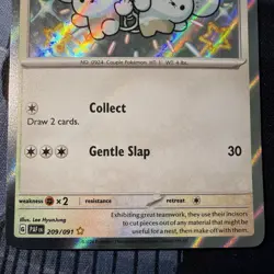 Pokemon Tandemaus 209/091 SV: Paldean Fates Shiny Rare Holo NM+ - Image 4