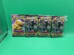 Pokemon TCG Sword & Shield Vivid Voltage Booster Pack Lot of 4 - Sealed - Image 1